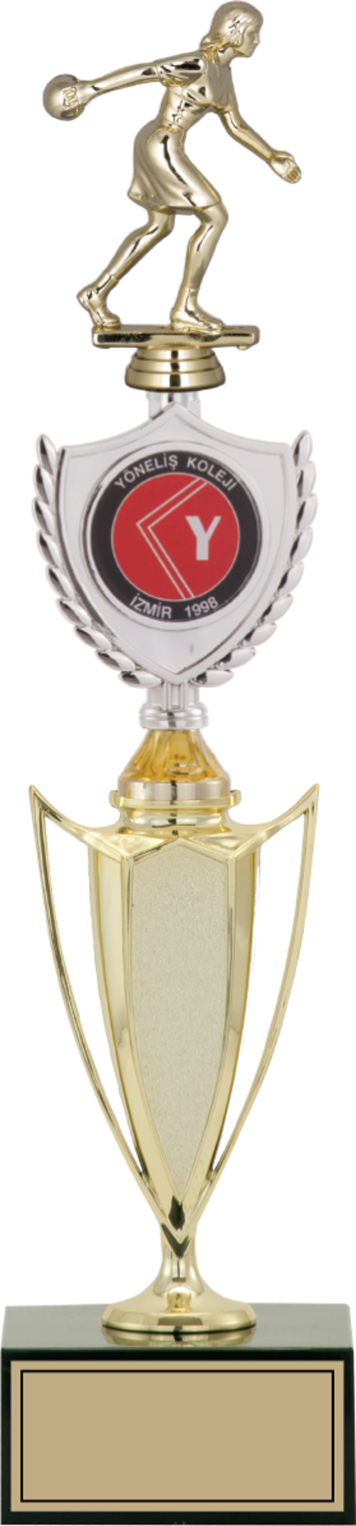 - Figürlü Kupalar - Bowling Kadın Figürlü Kupalar FG-042 B - 44 cm