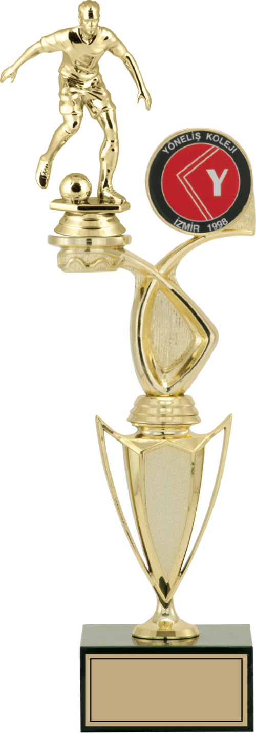 - Figürlü Kupalar - Futbol Figürlü Kupalar FG-043 C - 38 cm