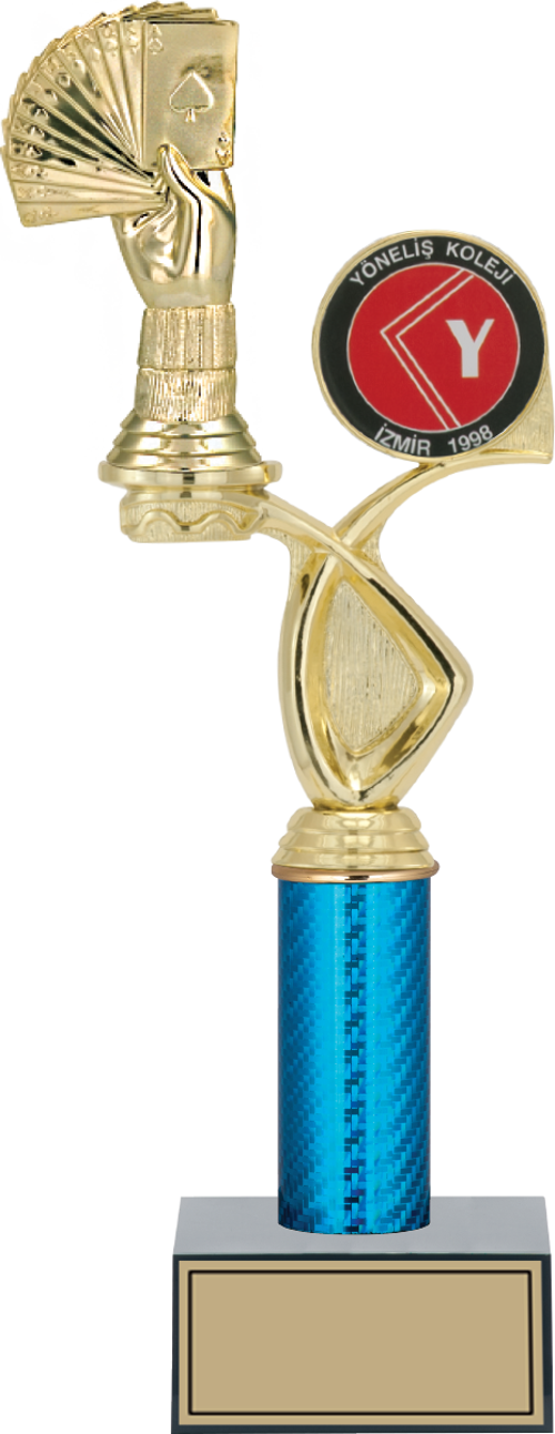 - Figürlü Kupalar - Briç Figürlü Kupalar FG-017 B - 36 cm