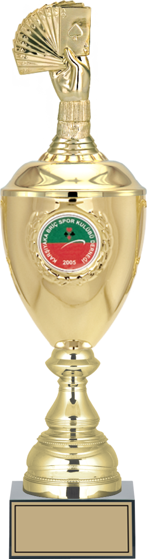 - Figürlü Kupalar - Briç Figürlü Kupalar FG-079 B - 47 cm