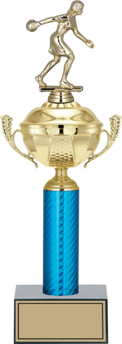 - Figürlü Kupalar - Bowling Kadın Figürlü Kupalar FG-052 A - 41 cm