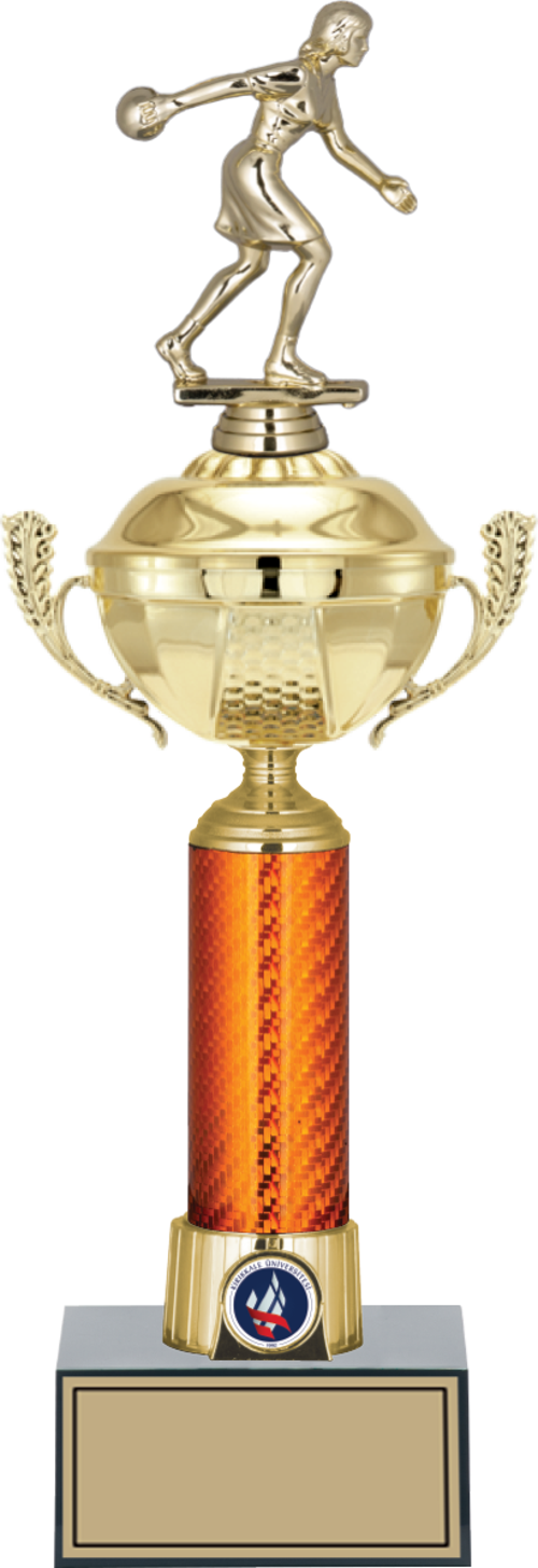 - Figürlü Kupalar - Bowling Kadın Figürlü Kupalar FG-056 B - 42 cm