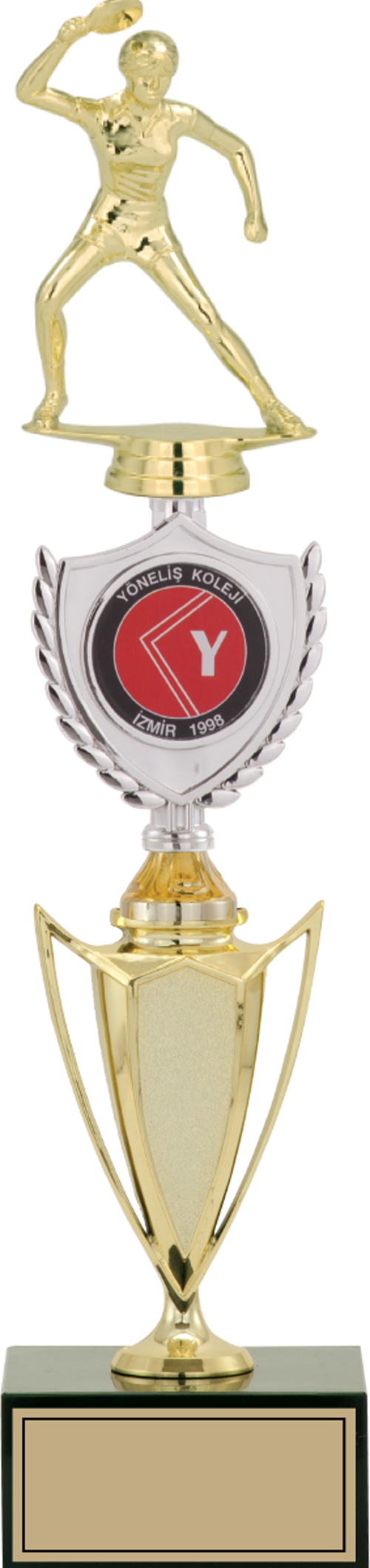 - Figürlü Kupalar - Masa Tenisi Kadın Figürlü Kupalar FG-042 C - 41 cm