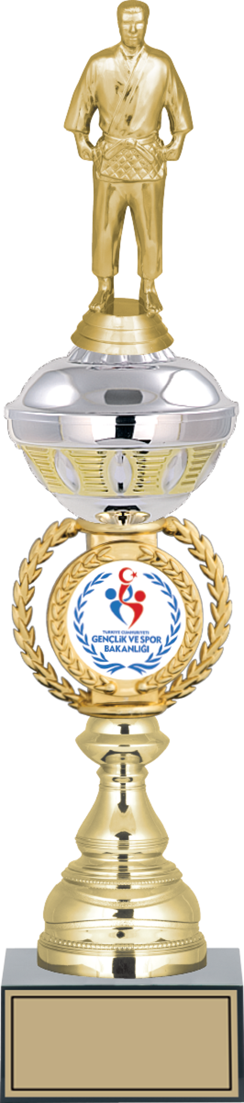 - Figürlü Kupalar - Judo / Karate Figürlü Kupalar FG-066 C - 46 cm