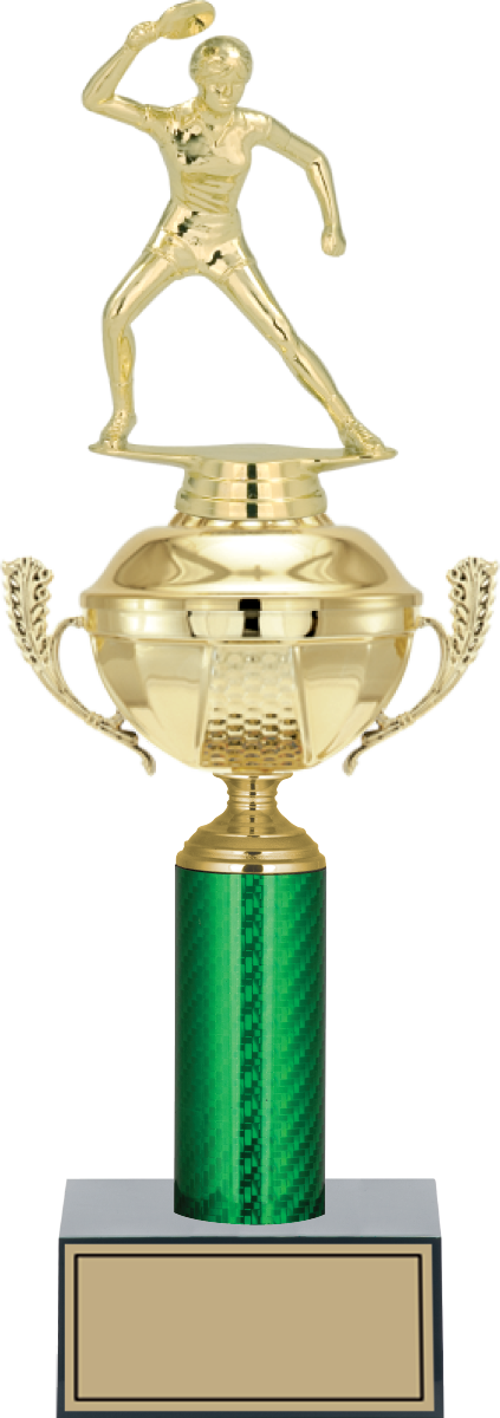 - Figürlü Kupalar - Masa Tenisi Kadın Figürlü Kupalar FG-050 B - 38 cm