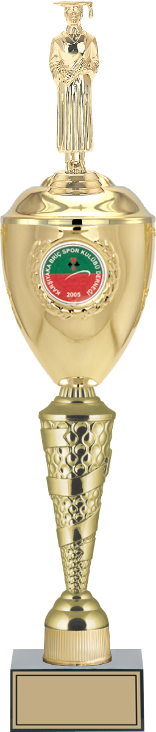 - Figürlü Kupalar - Mezuniyet Erkek Figürlü Kupalar FG-083 C - 59 cm