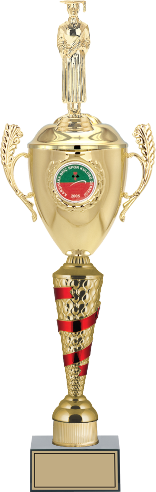 - Figürlü Kupalar - Mezuniyet Erkek Figürlü Kupalar FG-084 C - 59 cm