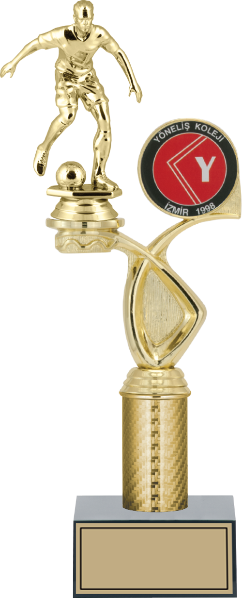 - Figürlü Kupalar - Futbol Figürlü Kupalar FG-015 C - 33 cm