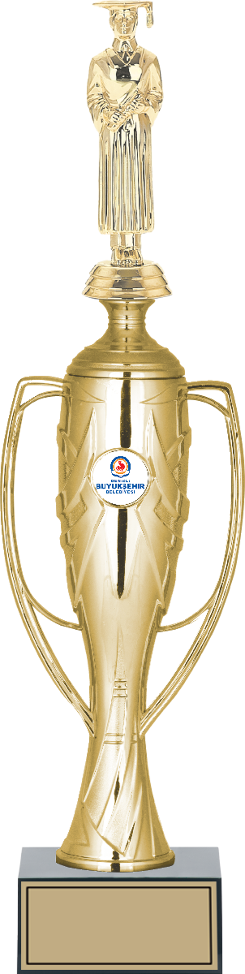- Figürlü Kupalar - Mezuniyet Erkek Figürlü Kupalar FG-026 A - 44 cm