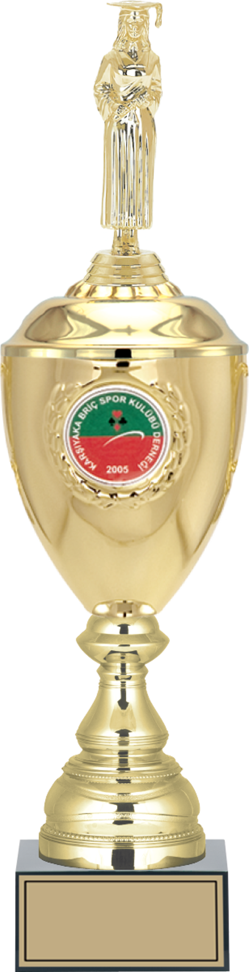- Figürlü Kupalar - Mezuniyet Kadın Figürlü Kupalar FG-079 B - 49 cm