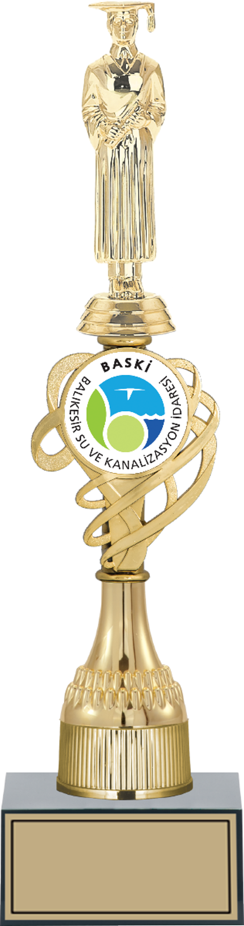 - Figürlü Kupalar - Mezuniyet Erkek Figürlü Kupalar FG-033 C - 37 cm