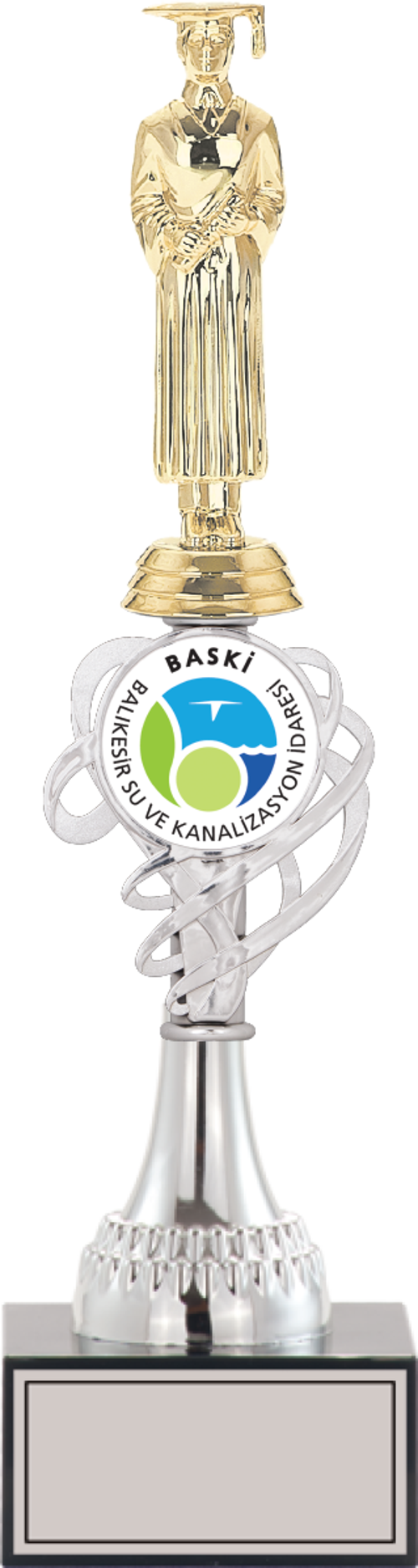 - Figürlü Kupalar - Mezuniyet Erkek Figürlü Kupalar FG-034 B - 36 cm