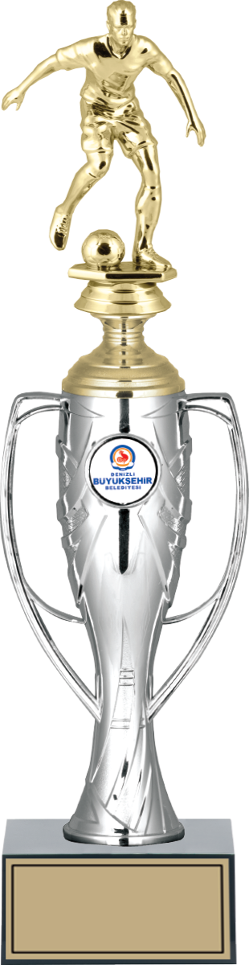 - Figürlü Kupalar - Futbol Figürlü Kupalar FG-025 B - 36 cm