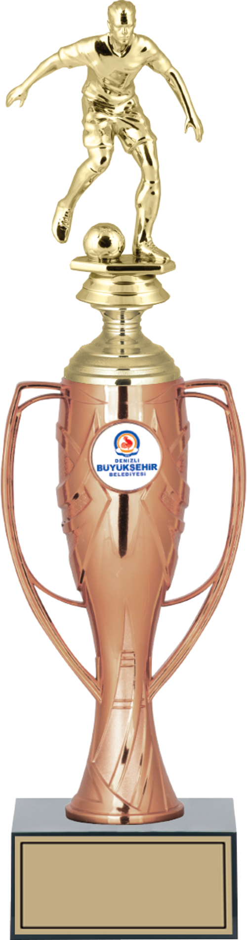 - Figürlü Kupalar - Futbol Figürlü Kupalar FG-025 C - 36 cm