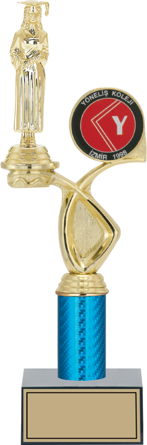 - Figürlü Kupalar - Mezuniyet Kadın Figürlü Kupalar FG-017 C - 35 cm