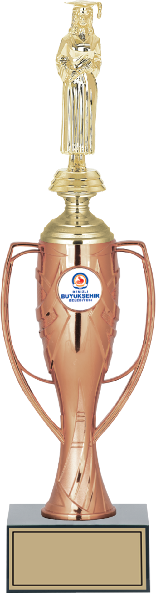 - Figürlü Kupalar - Mezuniyet Kadın Figürlü Kupalar FG-025 C - 38 cm