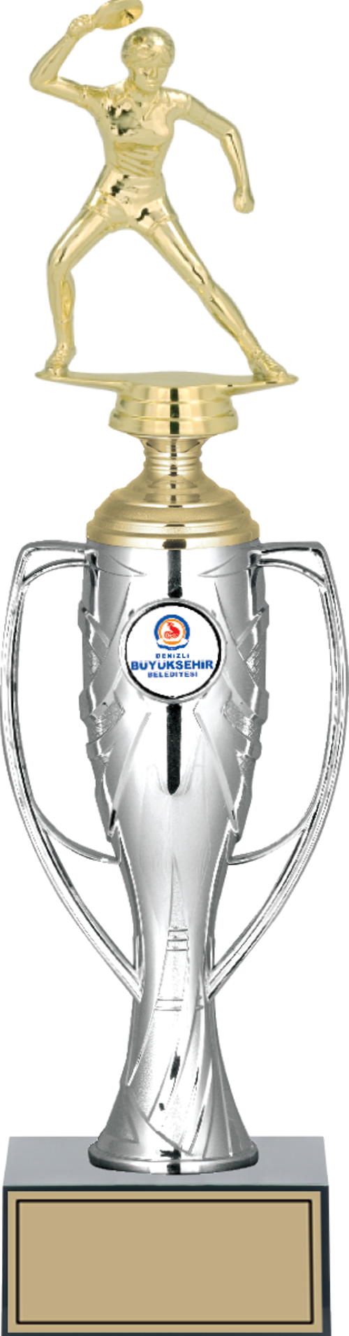- Figürlü Kupalar - Masa Tenisi Kadın Figürlü Kupalar FG-025 B - 36 cm
