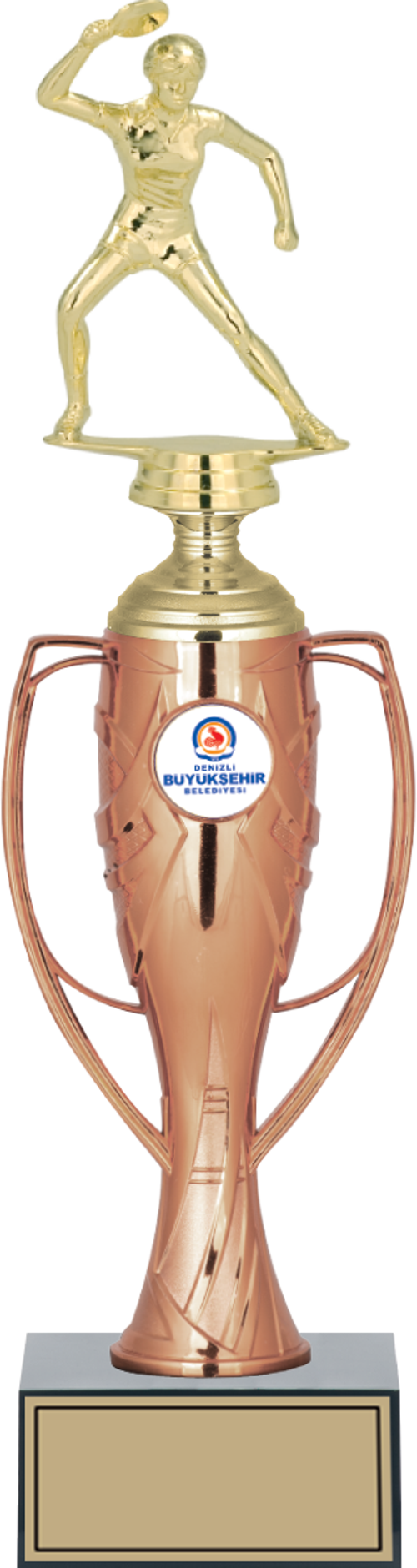 - Figürlü Kupalar - Masa Tenisi Kadın Figürlü Kupalar FG-025 C - 36 cm
