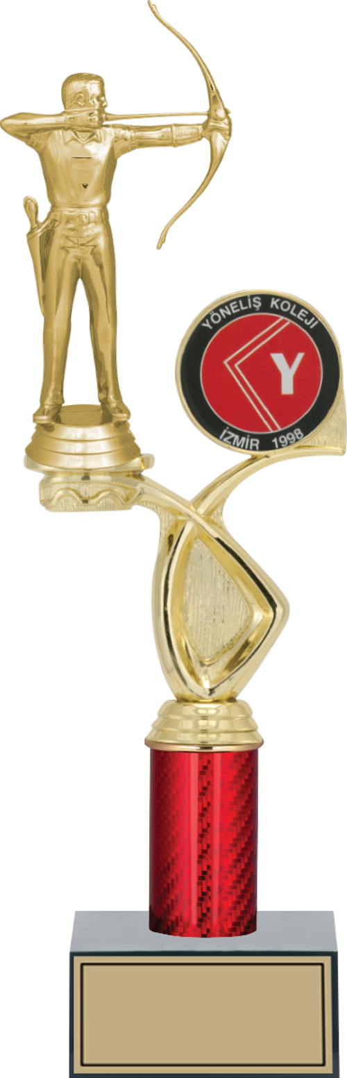 - Figürlü Kupalar - Okçu Figürlü Kupalar FG-016 C - 35 cm