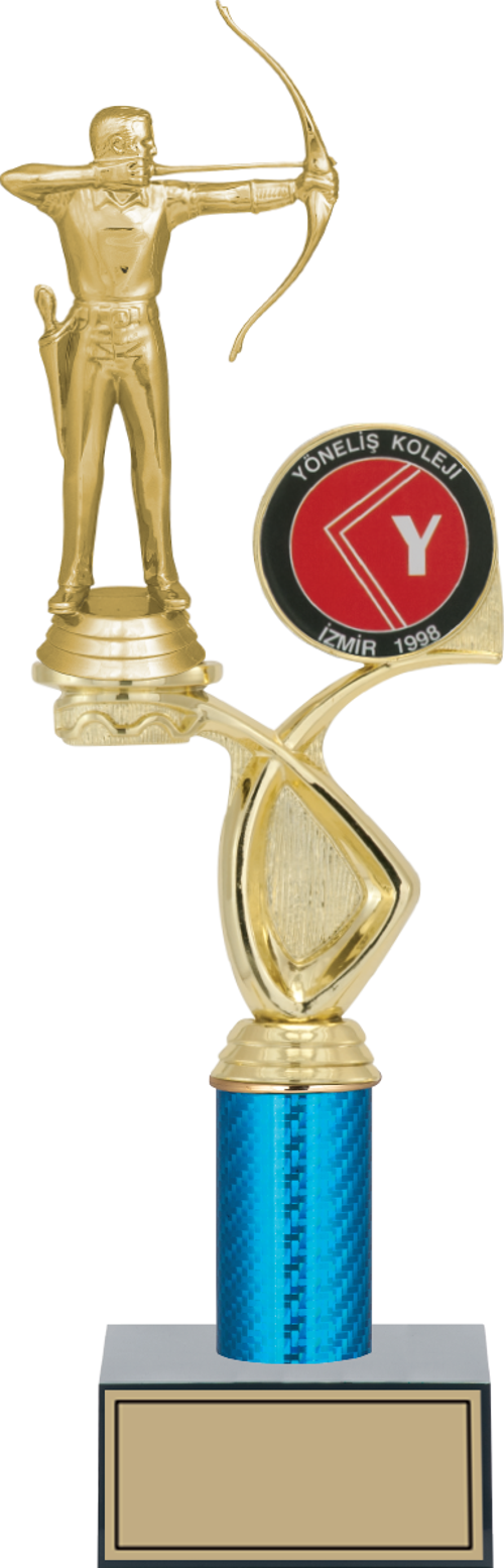 - Figürlü Kupalar - Okçu Figürlü Kupalar FG-017 C - 35 cm