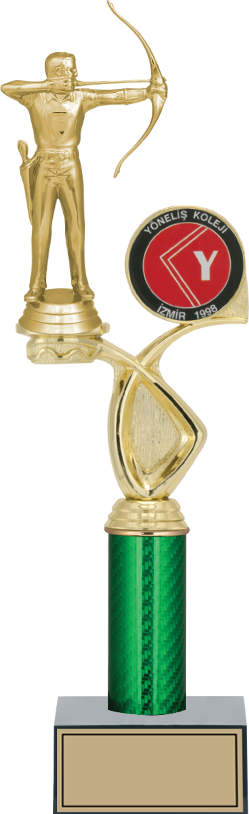 - Figürlü Kupalar - Okçu Figürlü Kupalar FG-018 B - 38 cm