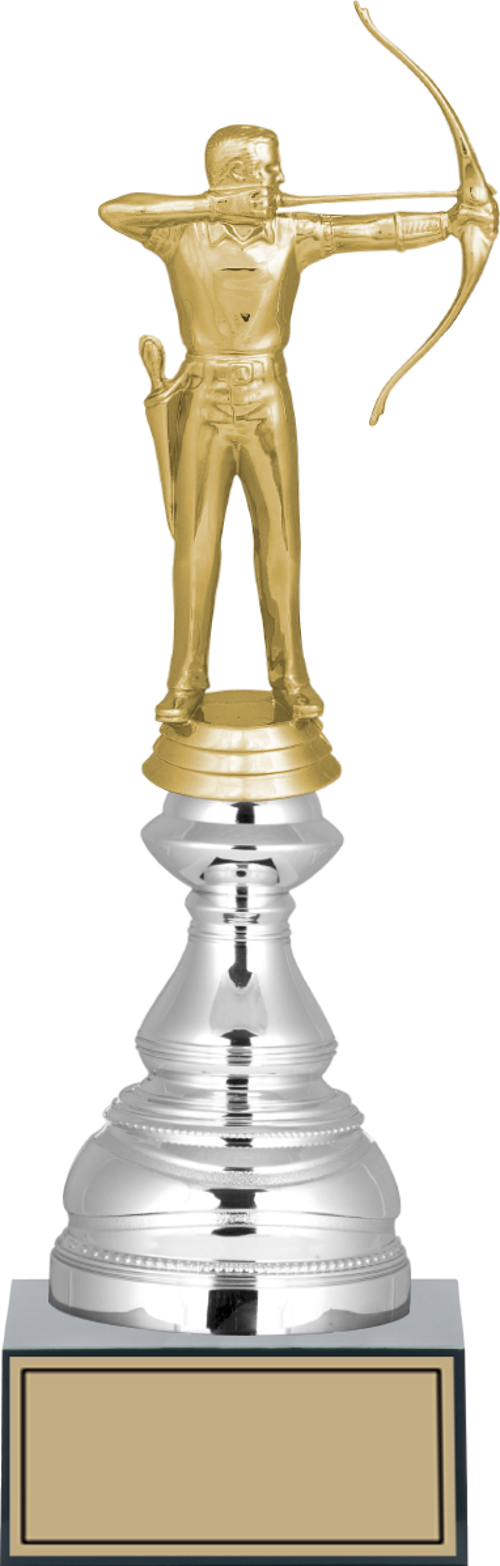- Figürlü Kupalar - Okçu Figürlü Kupalar FG-024 B - 31 cm