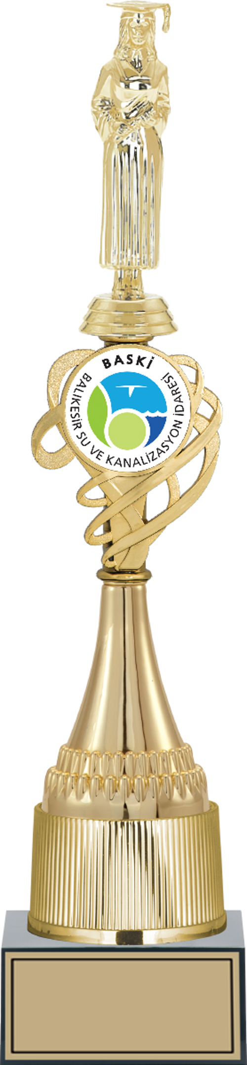 - Figürlü Kupalar - Mezuniyet Kadın Figürlü Kupalar FG-036 A - 43 cm