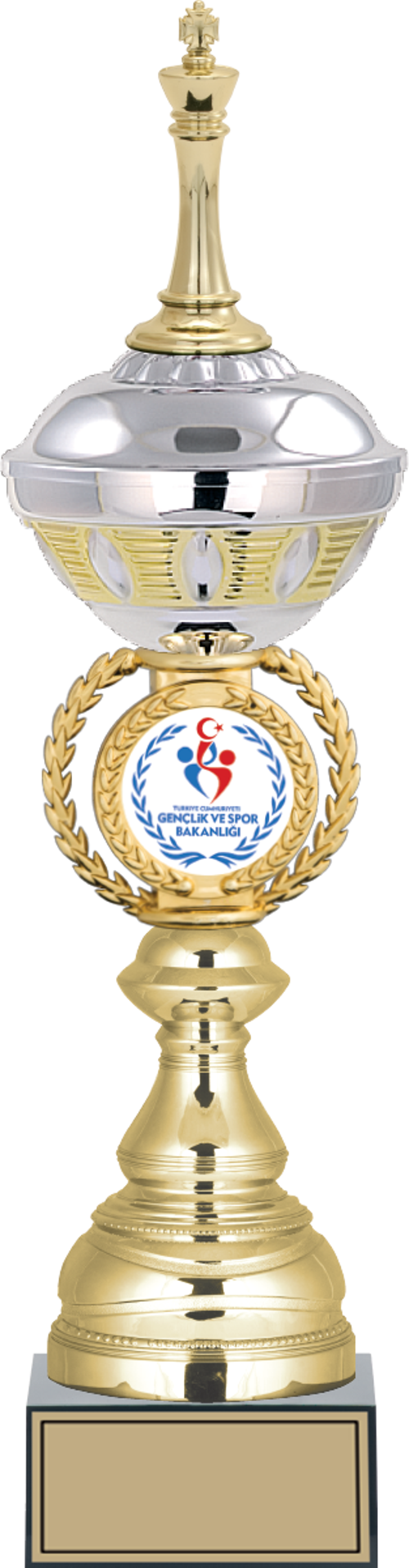 - Figürlü Kupalar - Satranç Figürlü Kupalar FG-066 A - 46 cm