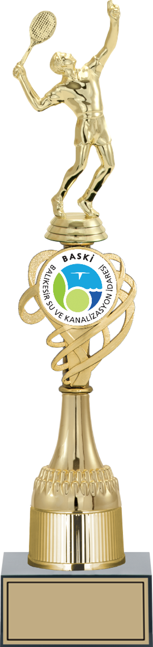 - Figürlü Kupalar - Tenis Erkek Figürlü Kupalar FG-033 B - 41 cm