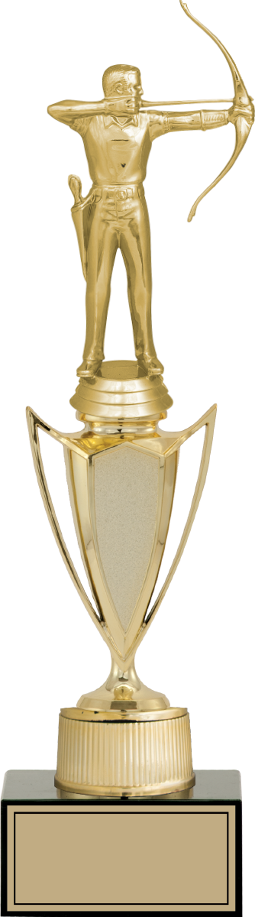 - Figürlü Kupalar - Okçu Figürlü Kupalar FG-040 C - 34 cm