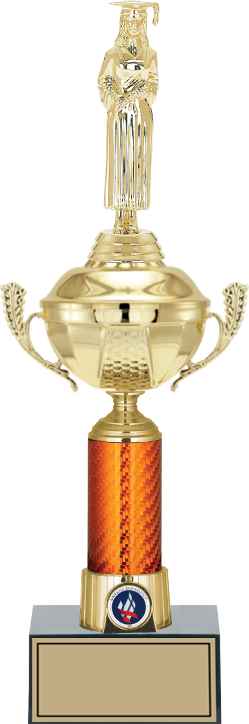 - Figürlü Kupalar - Mezuniyet Kadın Figürlü Kupalar FG-056 C - 41 cm
