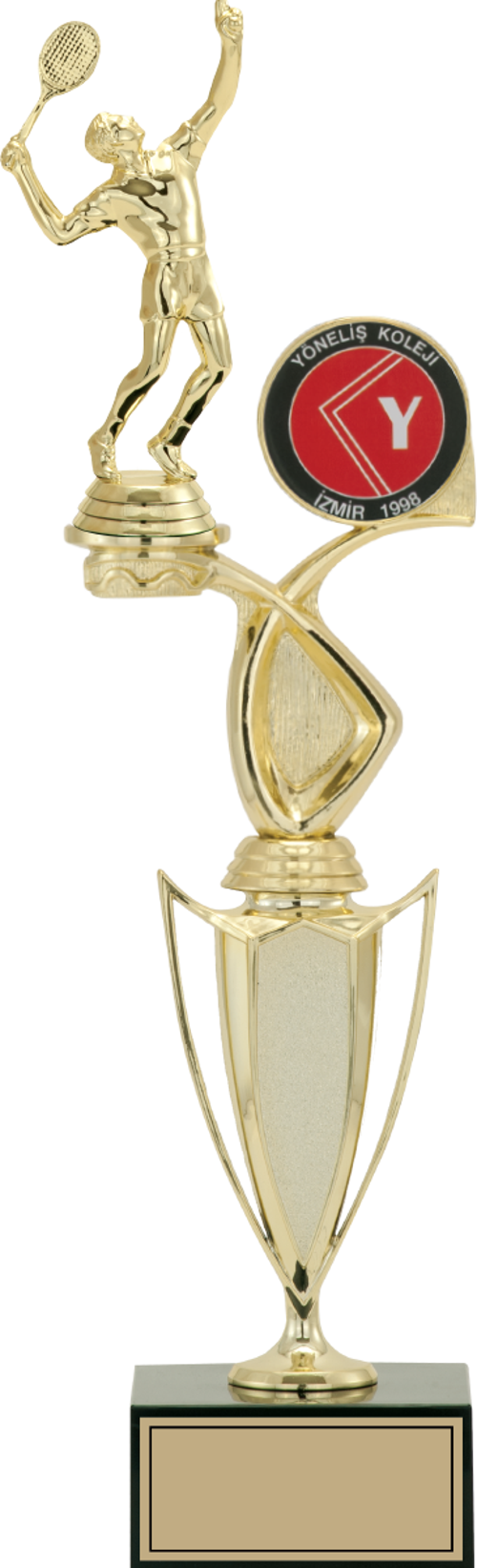- Figürlü Kupalar - Tenis Erkek Figürlü Kupalar FG-043 B - 44 cm