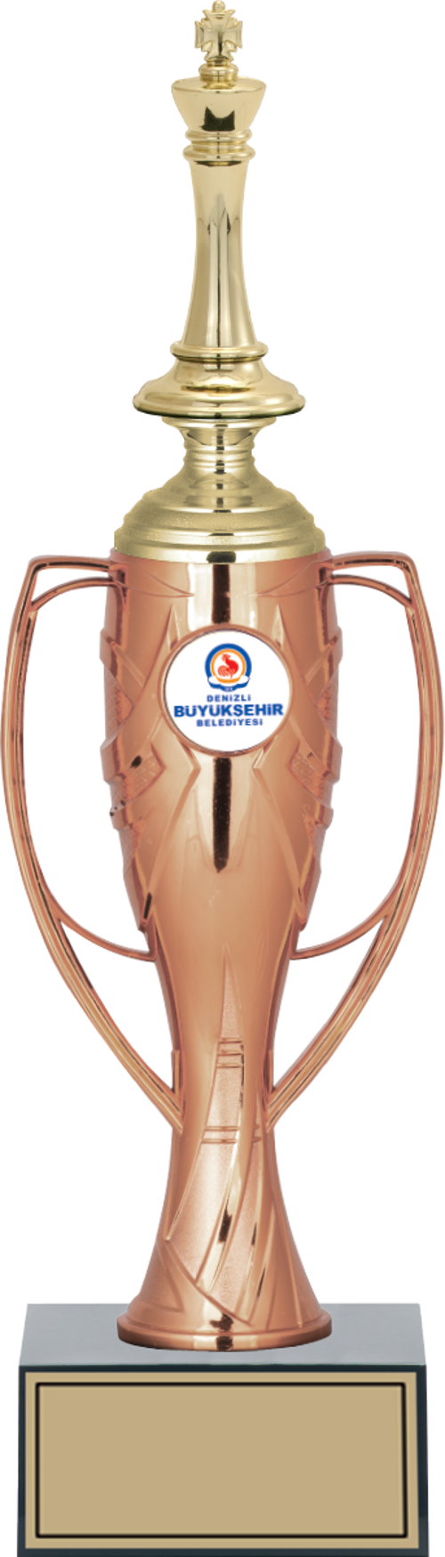 - Figürlü Kupalar - Satranç Figürlü Kupalar FG-025 C - 34 cm