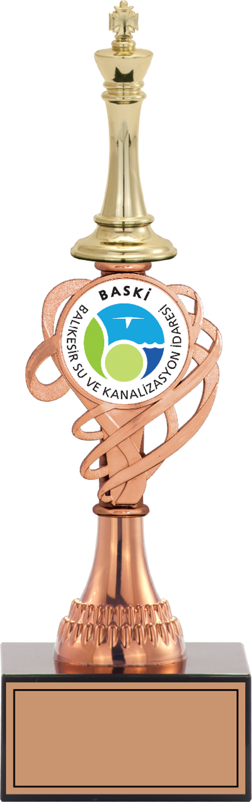 - Figürlü Kupalar - Satranç Figürlü Kupalar FG-034 C - 31 cm