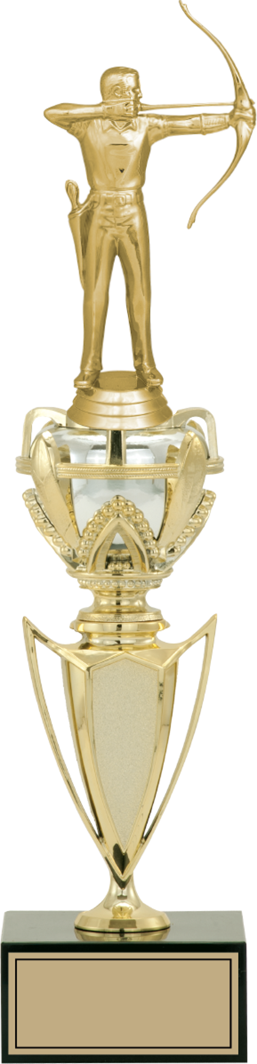 - Figürlü Kupalar - Okçu Figürlü Kupalar FG-044 C - 39 cm