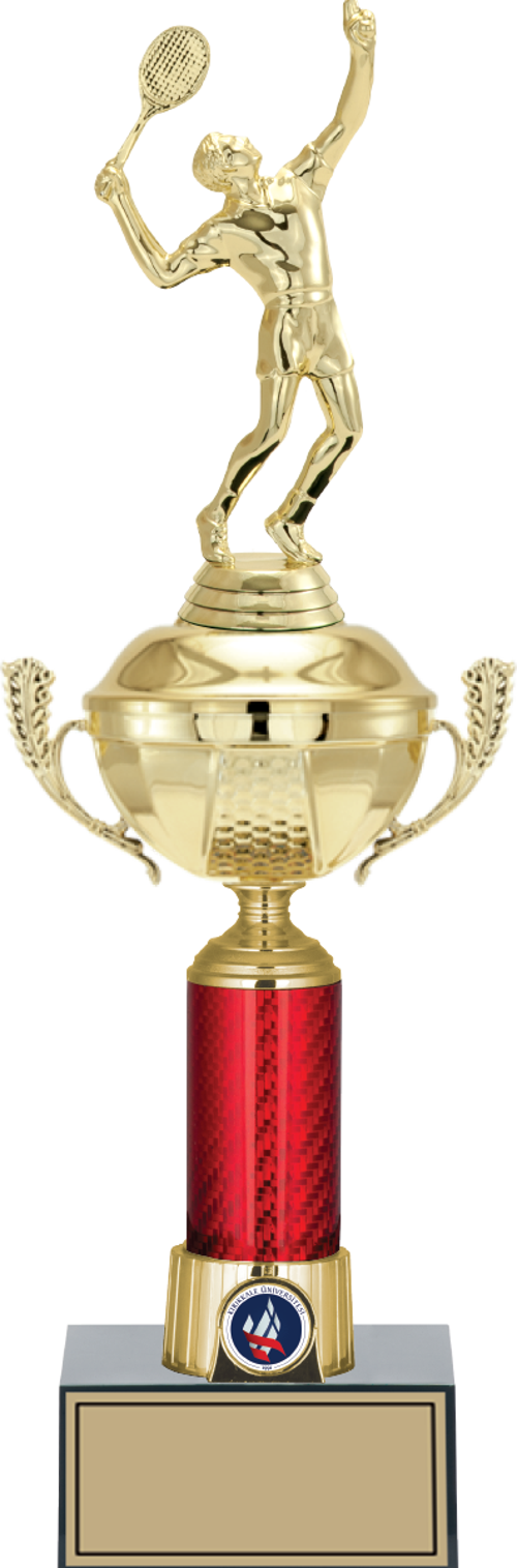- Figürlü Kupalar - Tenis Erkek Figürlü Kupalar FG-054 C - 42 cm