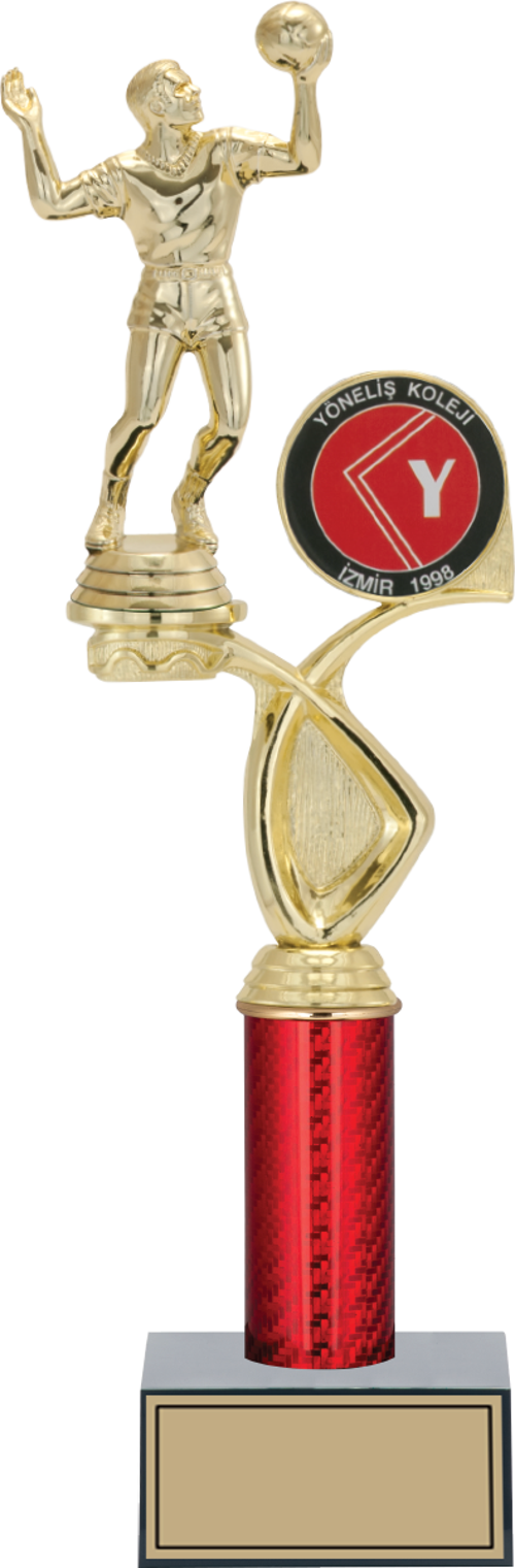 - Figürlü Kupalar - Voleybol Erkek Figürlü Kupalar FG-016 B - 38 cm