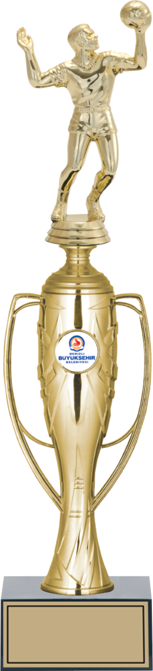 - Figürlü Kupalar - Voleybol Erkek Figürlü Kupalar FG-025 A - 38 cm