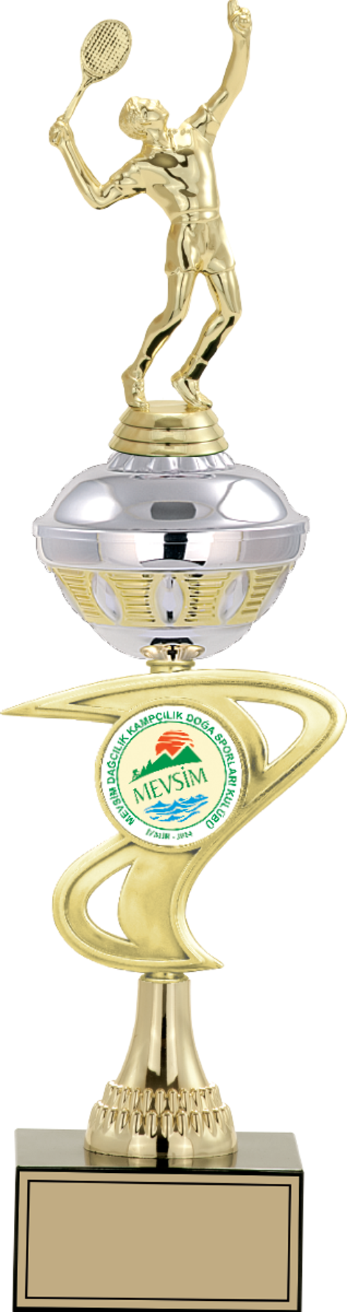 - Figürlü Kupalar - Tenis Erkek Figürlü Kupalar FG-065 C - 45 cm