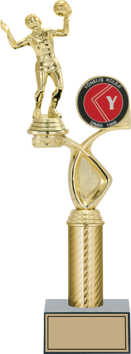 - Figürlü Kupalar - Voleybol Kadın Figürlü Kupalar FG-015 B - 38 cm