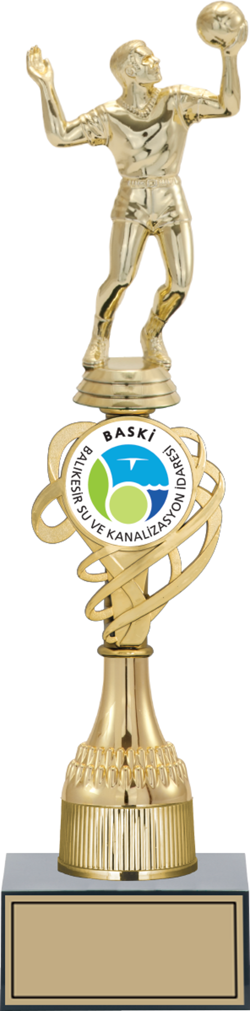 - Figürlü Kupalar - Voleybol Erkek Figürlü Kupalar FG-033 C - 38 cm