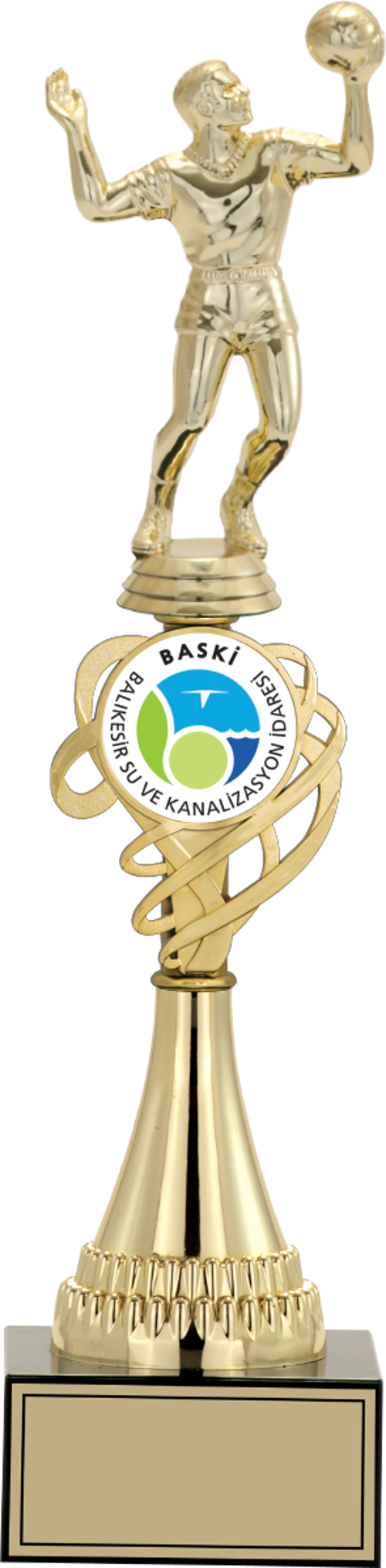 - Figürlü Kupalar - Voleybol Erkek Figürlü Kupalar FG-034 A - 39 cm