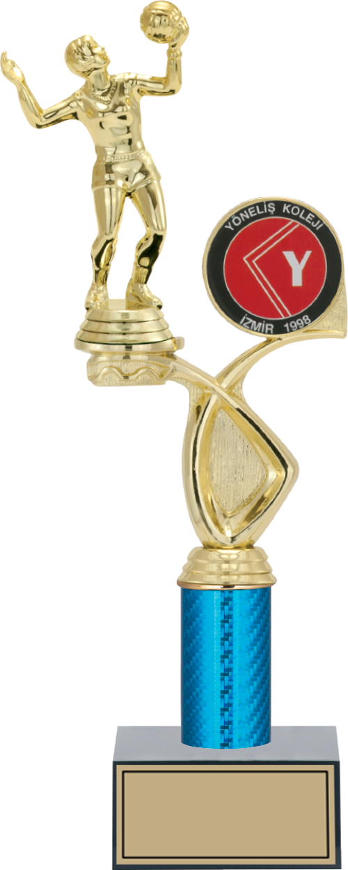 - Figürlü Kupalar - Voleybol Kadın Figürlü Kupalar FG-017 C - 35 cm