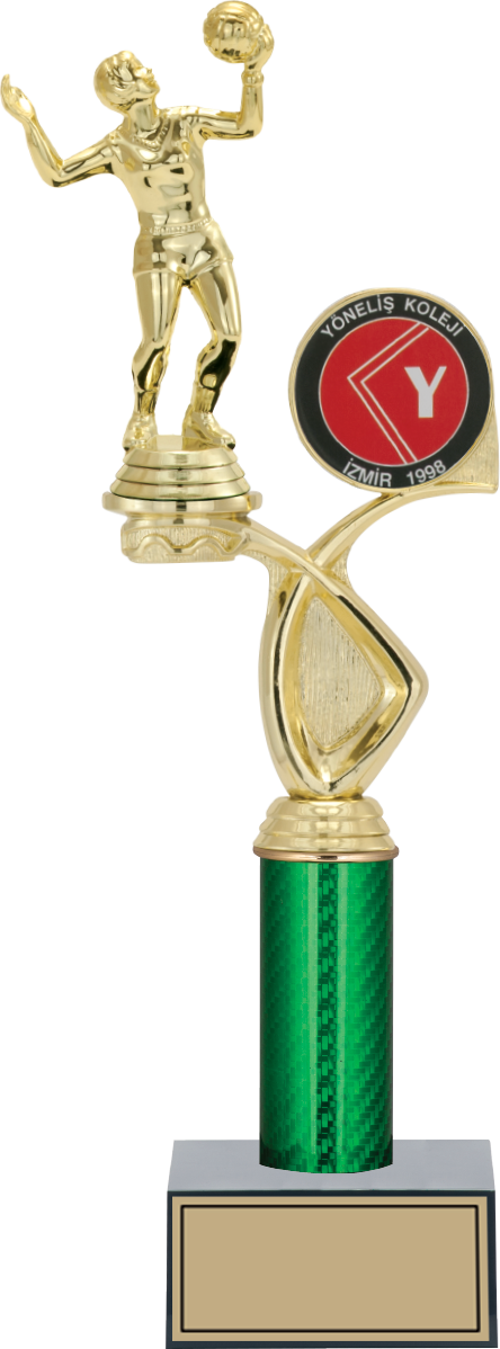 - Figürlü Kupalar - Voleybol Kadın Figürlü Kupalar FG-018 B - 38 cm