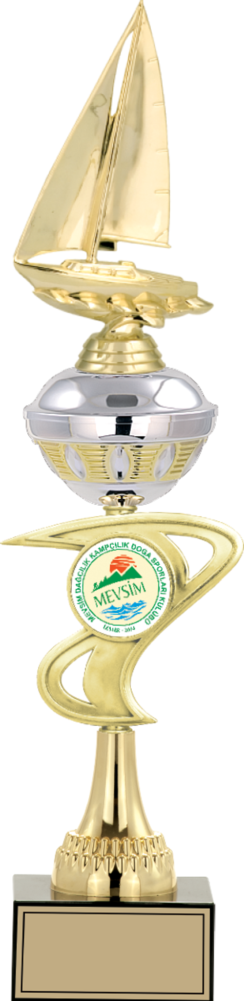 - Figürlü Kupalar - Yelken Figürlü Kupalar FG-065 B - 49 cm