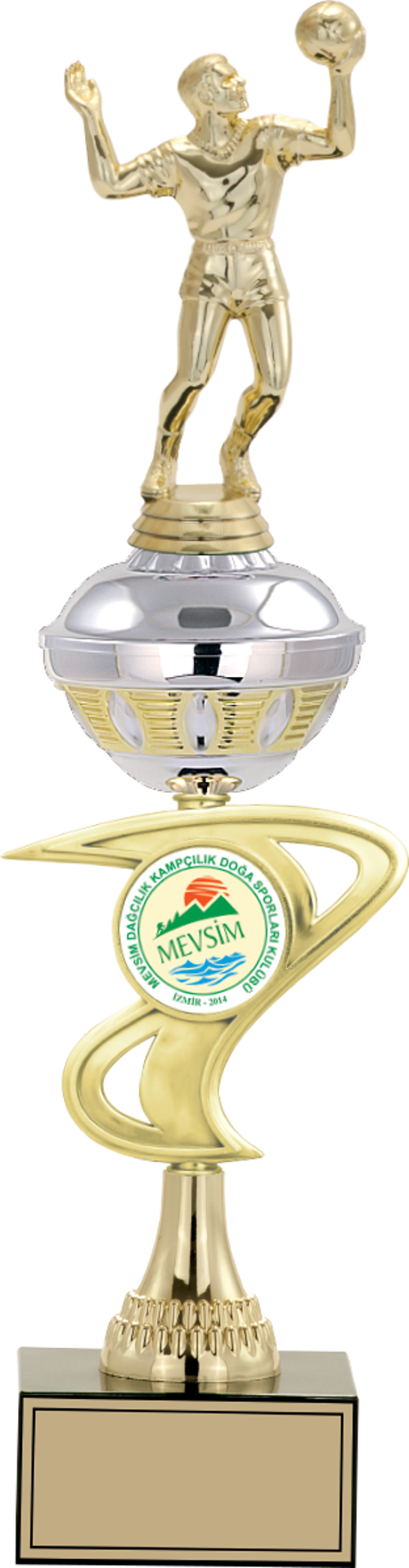 - Figürlü Kupalar - Voleybol Erkek Figürlü Kupalar FG-065 C - 45 cm