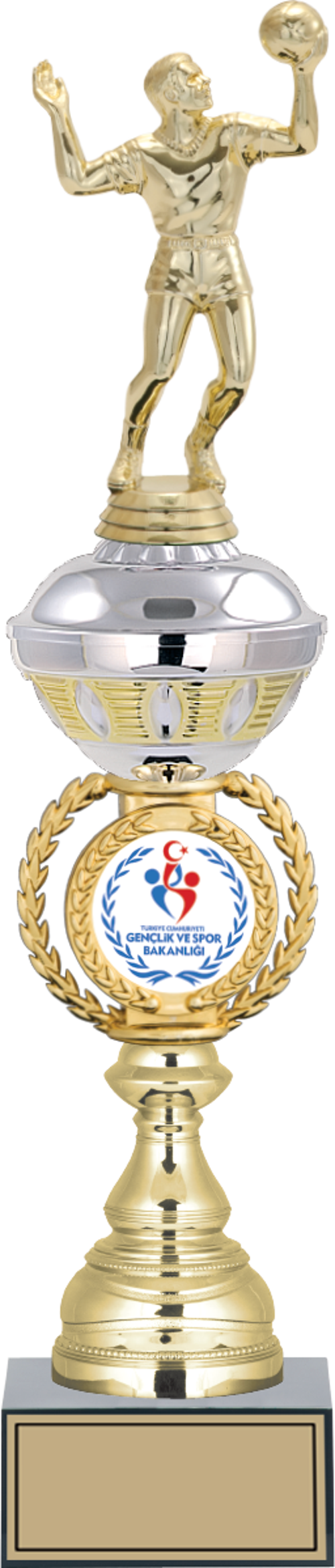 - Figürlü Kupalar - Voleybol Erkek Figürlü Kupalar FG-066 C - 46 cm