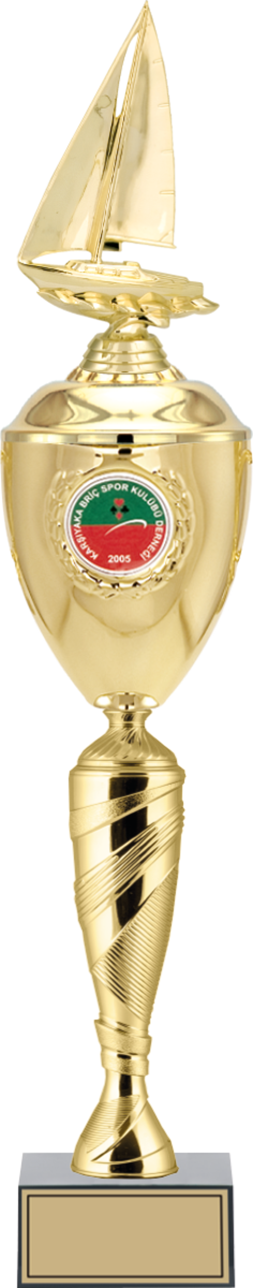 - Figürlü Kupalar - Yelken Figürlü Kupalar FG-081 B - 62 cm