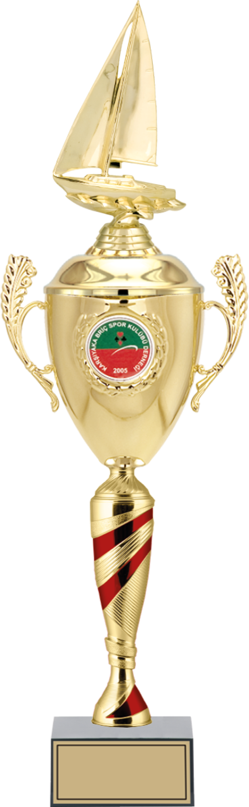 - Figürlü Kupalar - Yelken Figürlü Kupalar FG-082 C - 57 cm