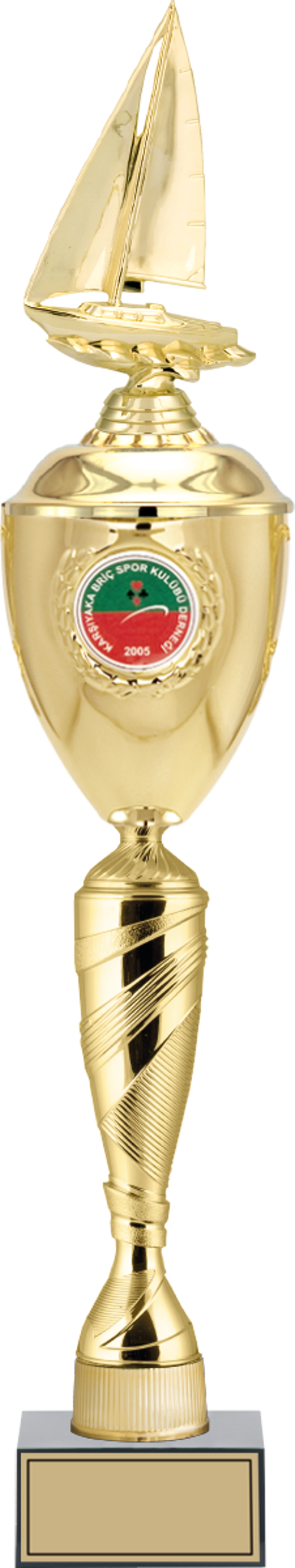 - Figürlü Kupalar - Yelken Figürlü Kupalar FG-083 B - 66 cm